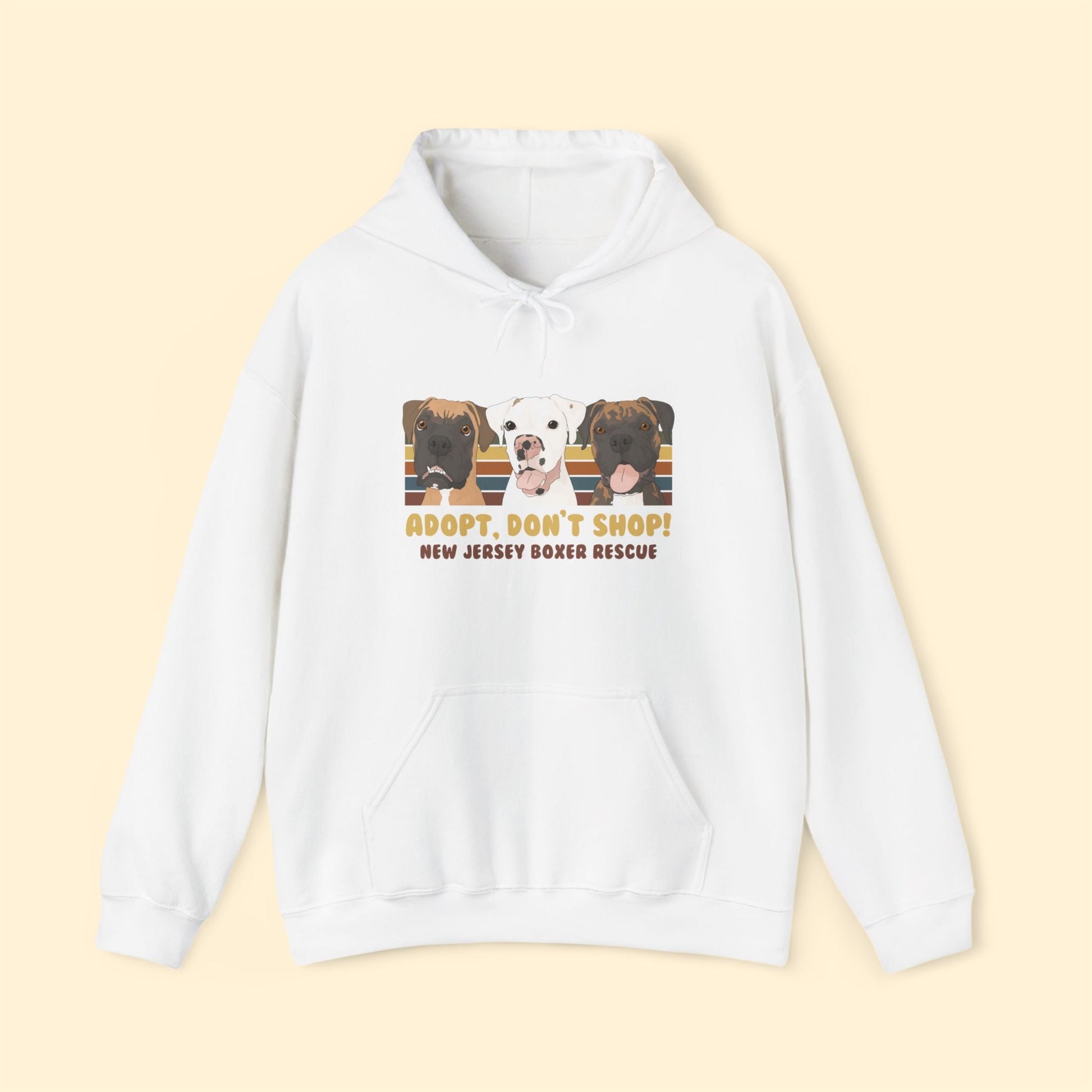 New Jersey Boxer Rescue | FUNDRAISER | Hooded Sweatshirt - Detezi Designs - 99901827472111781022