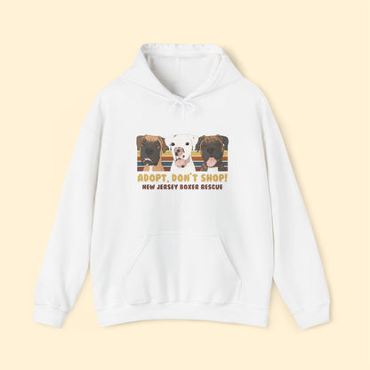 New Jersey Boxer Rescue | FUNDRAISER | Hooded Sweatshirt - Detezi Designs - 99901827472111781022