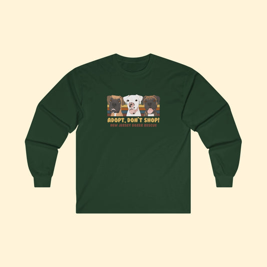 New Jersey Boxer Rescue | FUNDRAISER | Long Sleeve Tee - Detezi Designs - 12600046564273257886