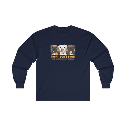 New Jersey Boxer Rescue | FUNDRAISER | Long Sleeve Tee - Detezi Designs - 19227665008586838373