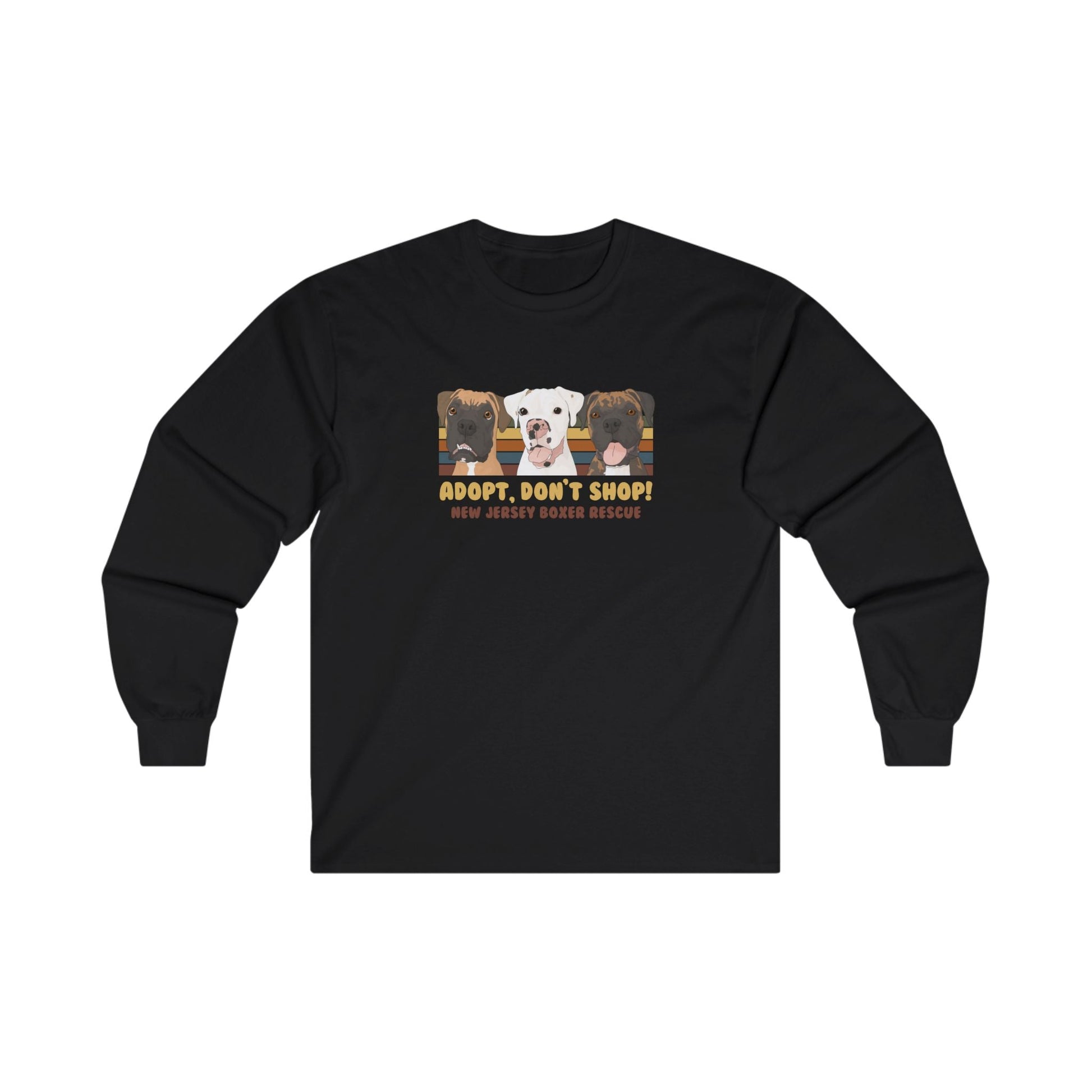 New Jersey Boxer Rescue | FUNDRAISER | Long Sleeve Tee - Detezi Designs - 23586892707964753827