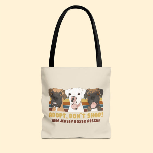 New Jersey Boxer Rescue | FUNDRAISER | Tote Bag - Detezi Designs - 94717697417820741606