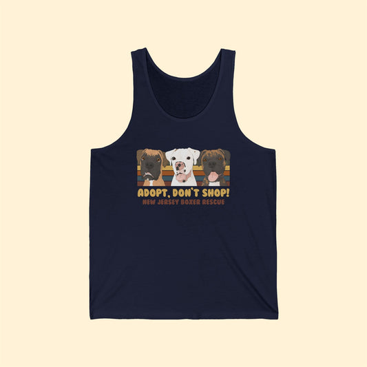 New Jersey Boxer Rescue | FUNDRAISER | Unisex Jersey Tank - Detezi Designs - 15895021646561080848