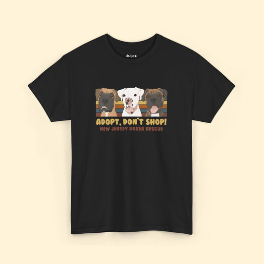 New Jersey Boxer Rescue | FUNDRAISER | Unisex T-shirt - Detezi Designs - 26232366974434965155