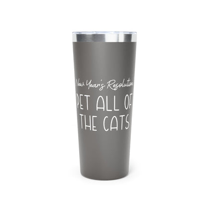 New Year's Resolution: Pet All Of The Cats | Tumbler - Detezi Designs - 66525849877319984173