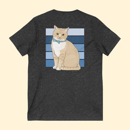 Oscar | FUNDRAISER for Northeast Arkansas Humane Society | Unisex V - Neck Tee - Detezi Designs - 22737662371091538152