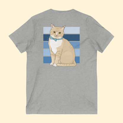 Oscar | FUNDRAISER for Northeast Arkansas Humane Society | Unisex V - Neck Tee - Detezi Designs - 22737662371091538152