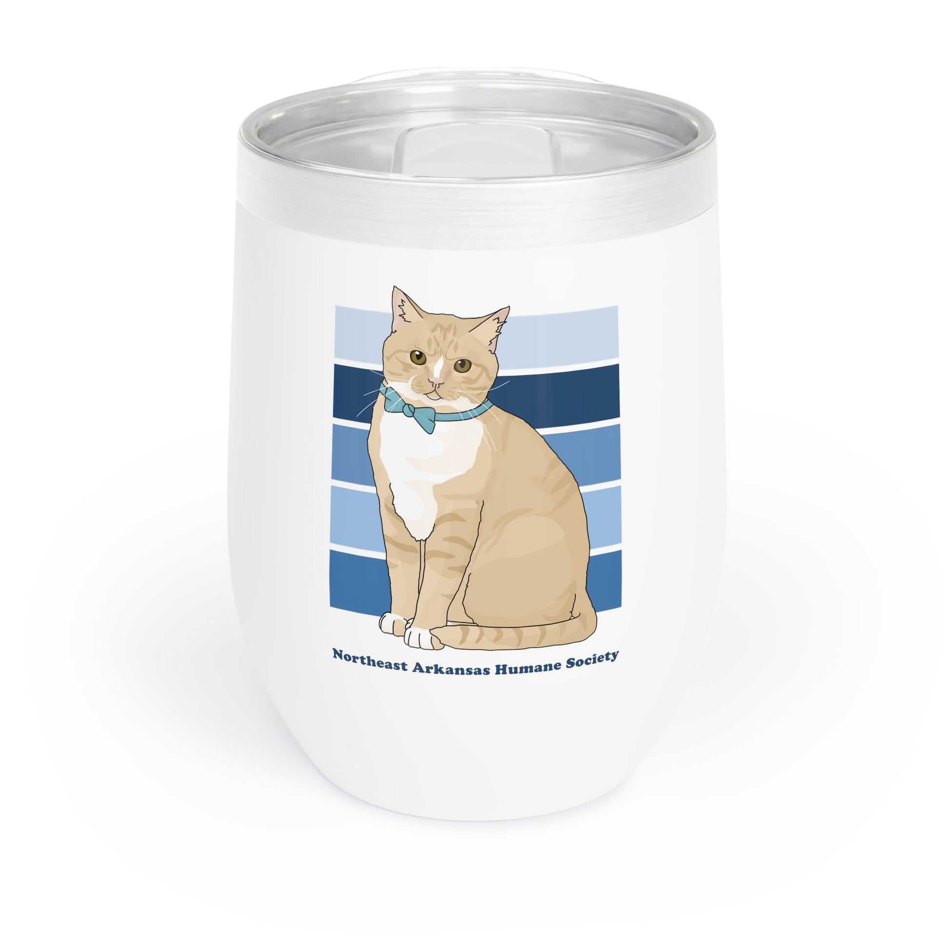 Oscar | FUNDRAISER for Northeast Arkansas Humane Society | Wine Tumbler - Detezi Designs - 16242990858725667920