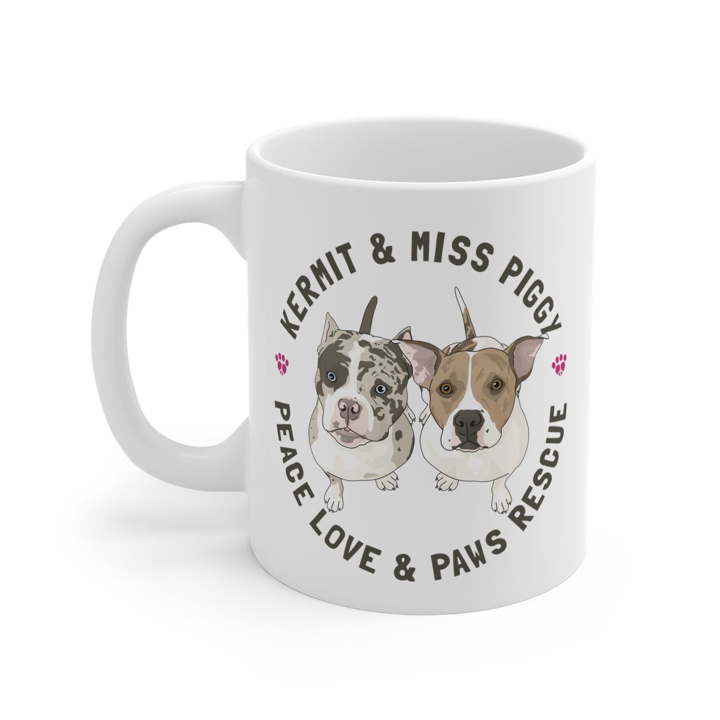 Peace Love & Paws | FUNDRAISER | Mug - Detezi Designs-12430854751885818157