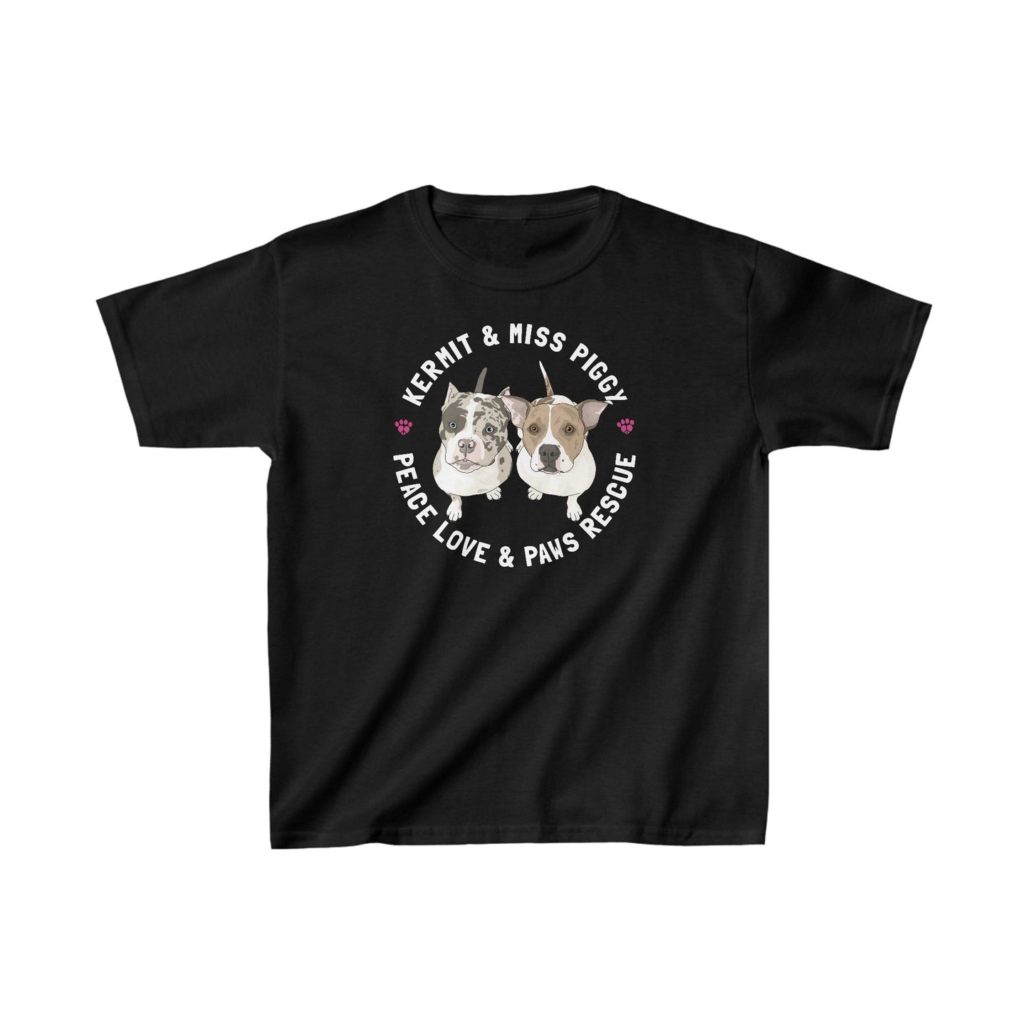 Peace Love & Paws | FUNDRAISER | **YOUTH SIZE** Tee - Detezi Designs-14145159995938299968