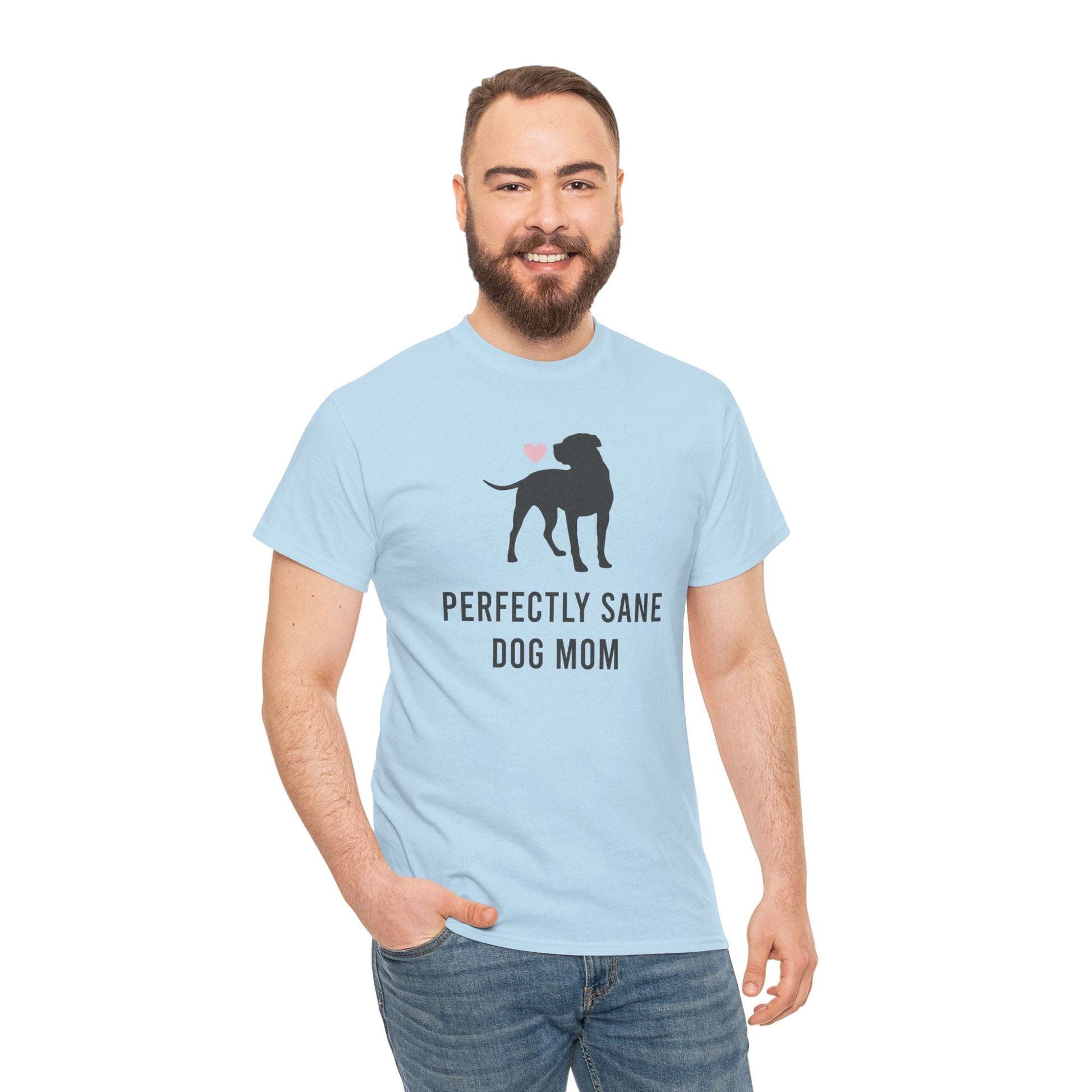 Perfectly Sane Dog Mom | Text Tees - Detezi Designs-13430173638932402577