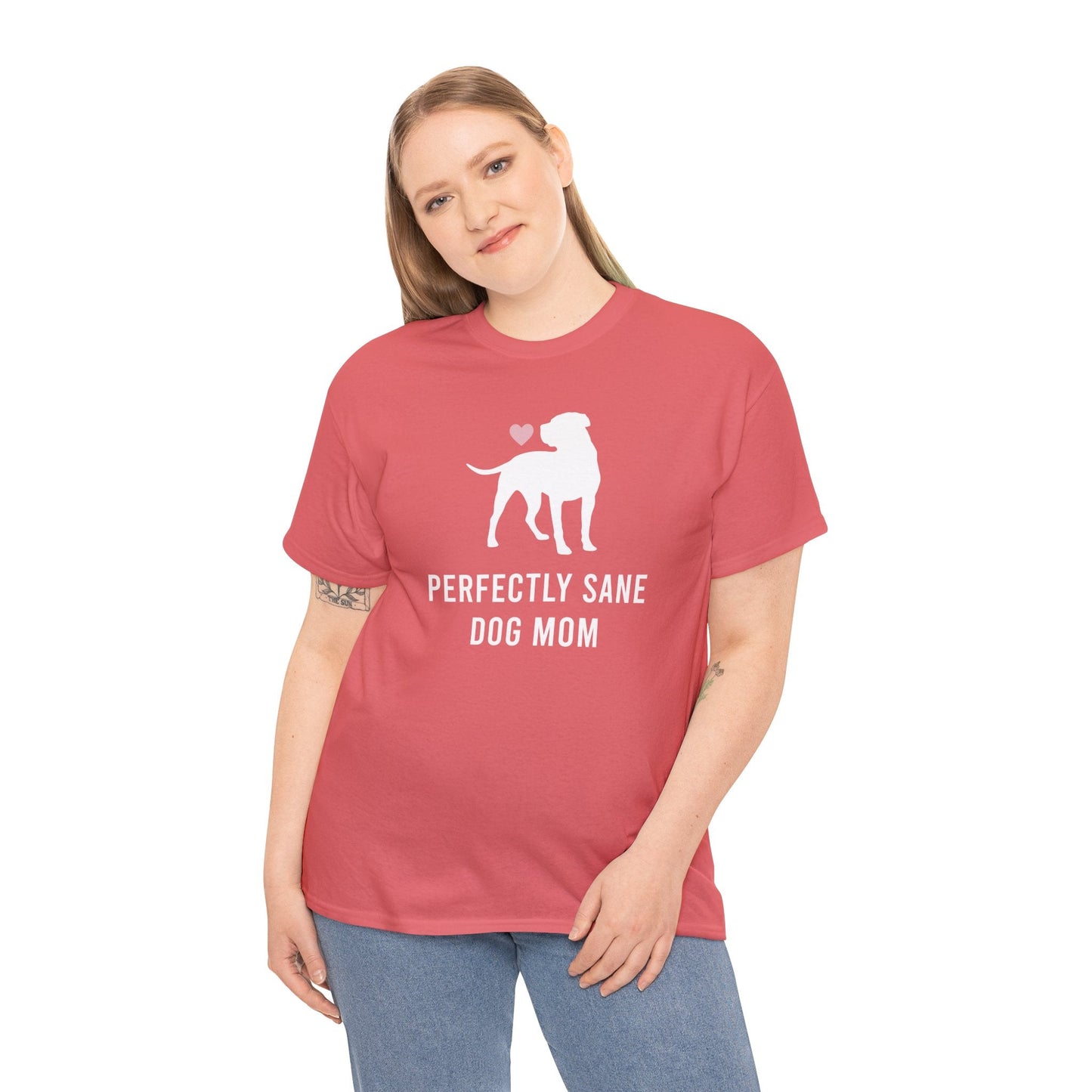 Perfectly Sane Dog Mom | Text Tees - Detezi Designs-13430173638932402577