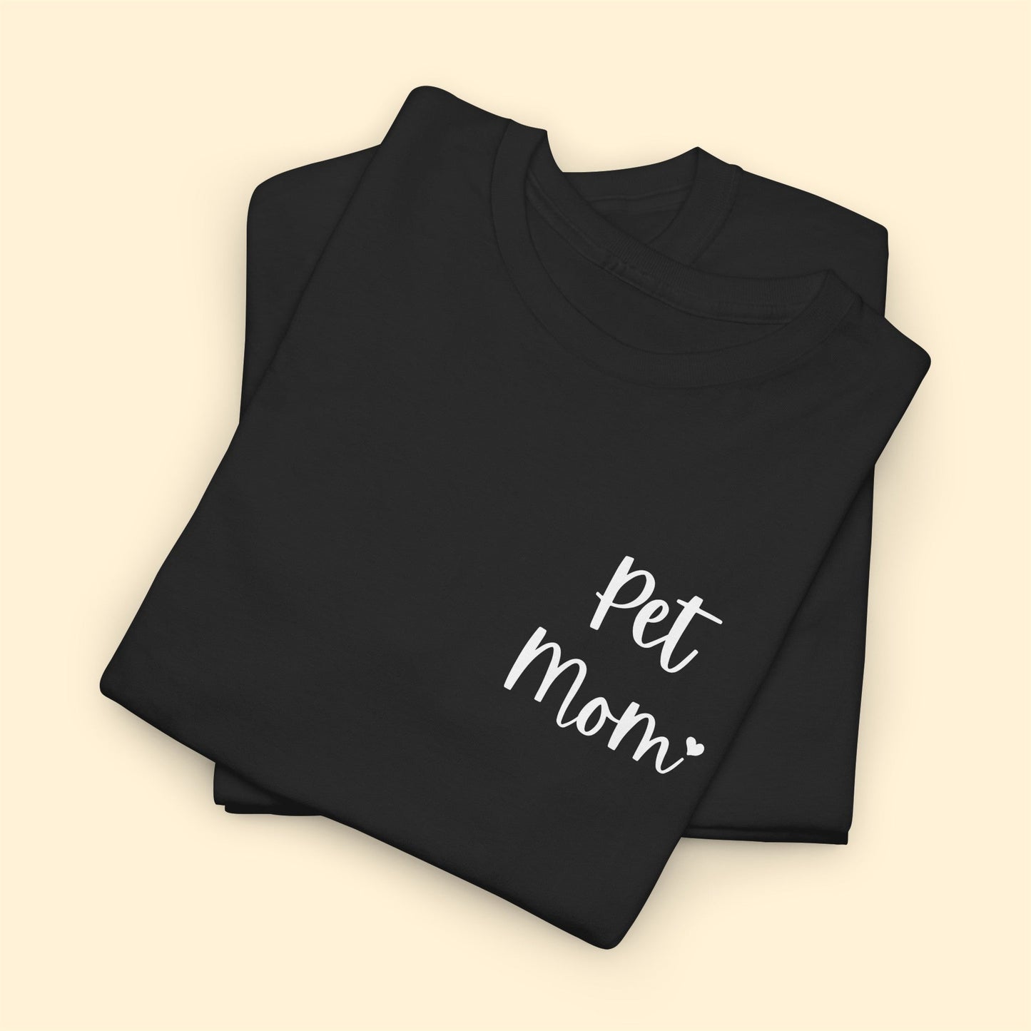 Pet Mom | Pocket Print | Unisex T-shirt - Detezi Designs-31739922806629046976