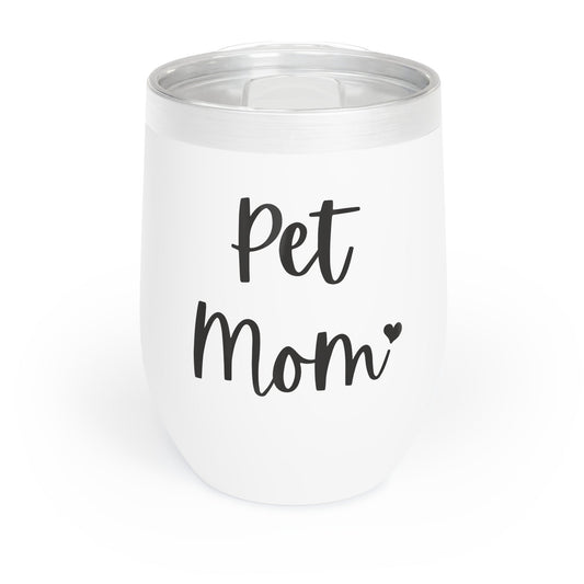 Pet Mom | Wine Tumbler - Detezi Designs-27819592500806729379