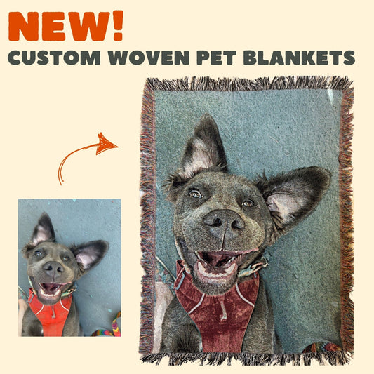 Pet Photos | Custom Woven Blanket - Detezi Designs - 14203672592746173878