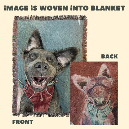 Pet Photos | Custom Woven Blanket - Detezi Designs - 14203672592746173878