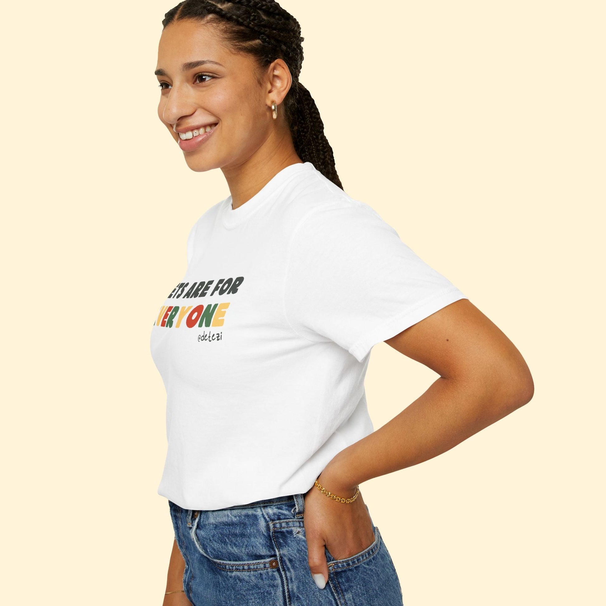 Pets Are For Everyone | Comfort Colors Unisex T-shirt - Detezi Designs - 88515104640634344360