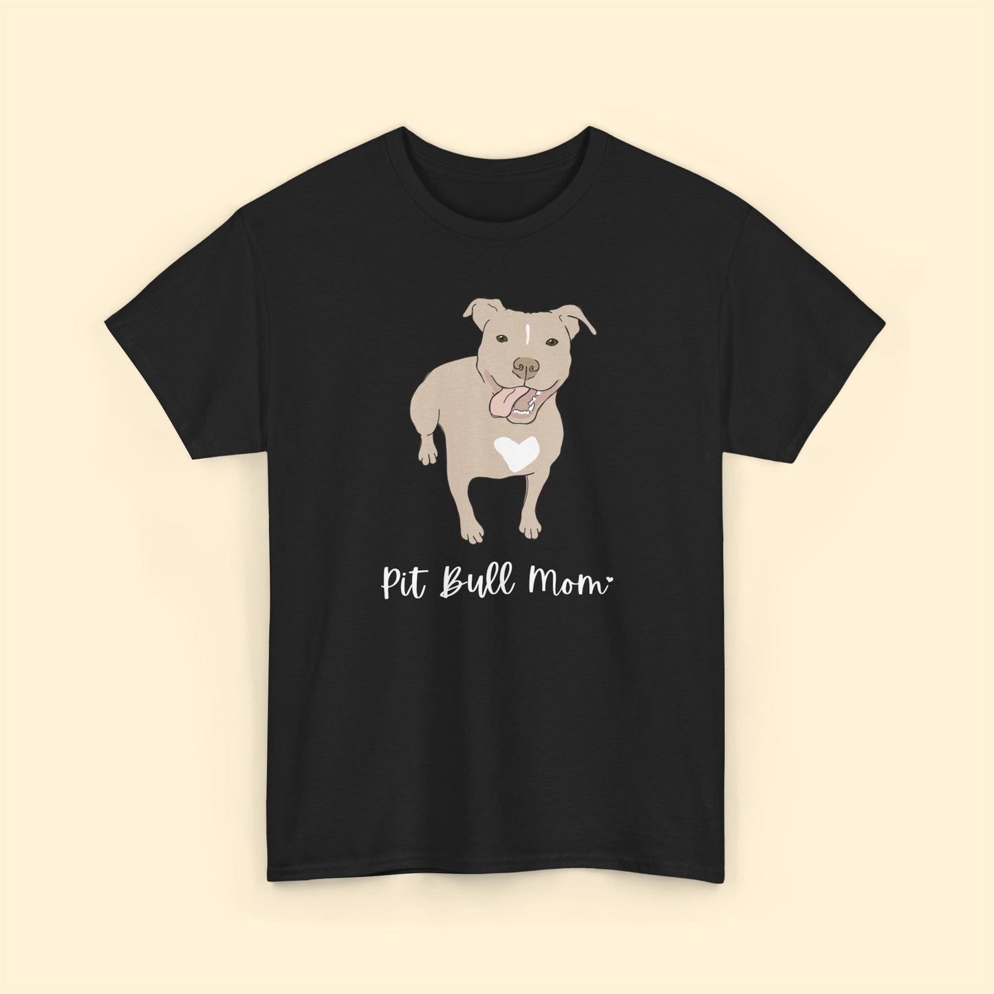 Pit Bull Mom | Unisex T-shirt - Detezi Designs-16613688041791168401