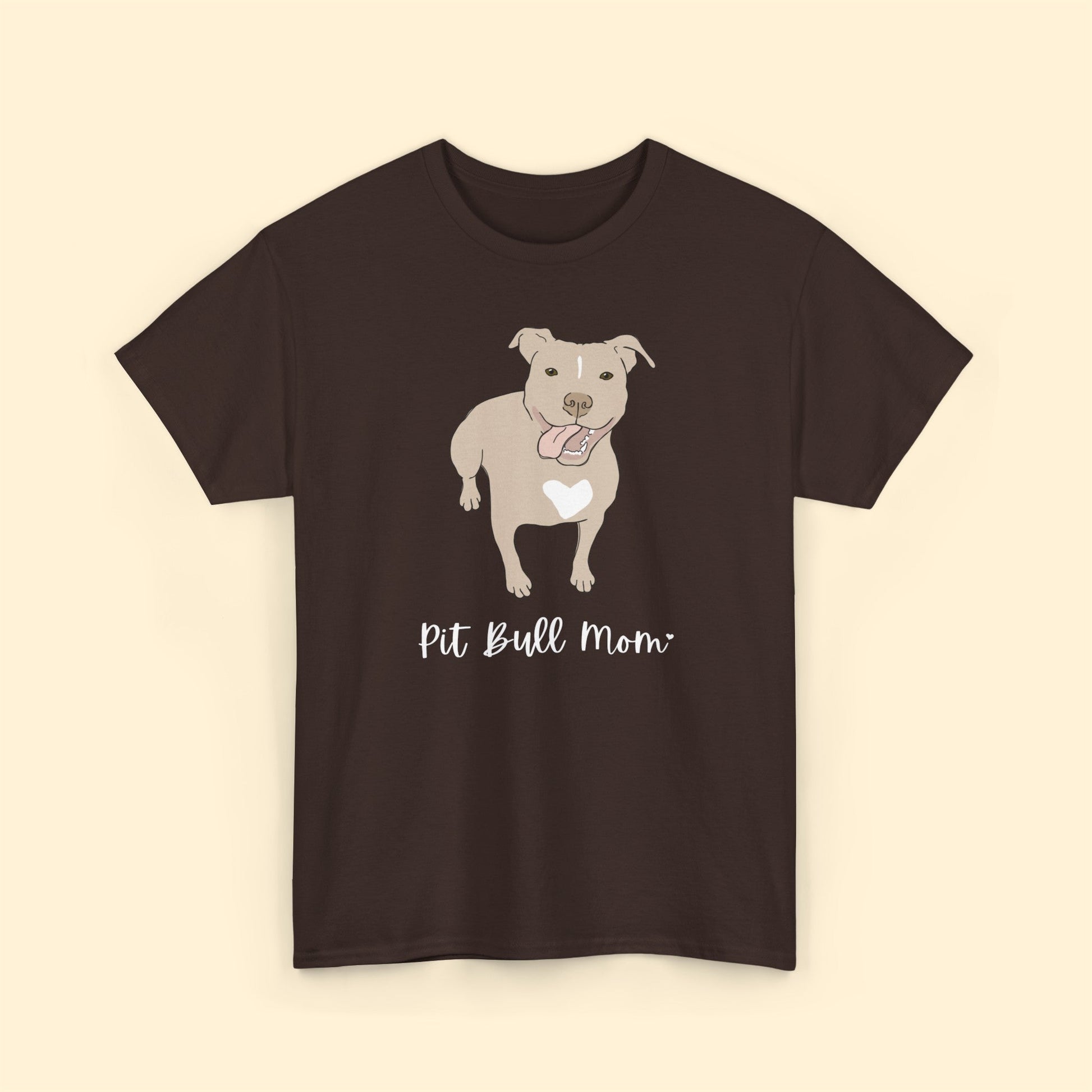 Pit Bull Mom | Unisex T-shirt - Detezi Designs-17440257158097305702