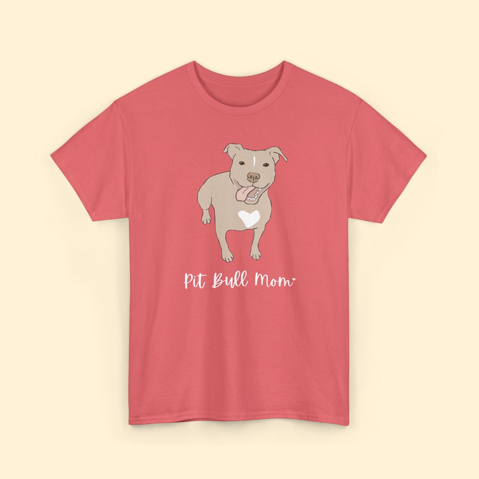 Pit Bull Mom | Unisex T-shirt - Detezi Designs-48417834999893406277