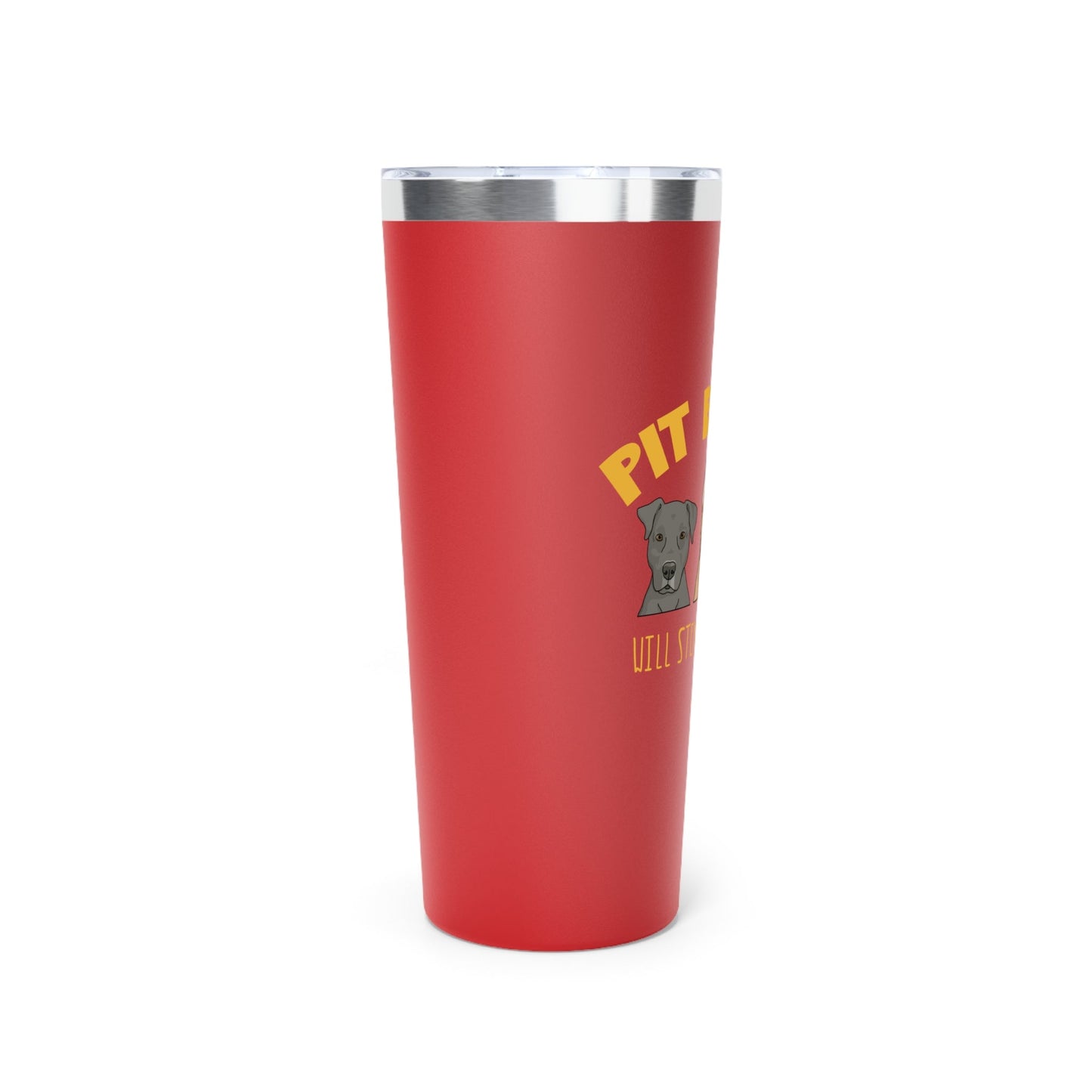 Pit Bulls Will Steal Your Heart | Insulated Tumbler, 22oz - Detezi Designs - 84784030601906069472