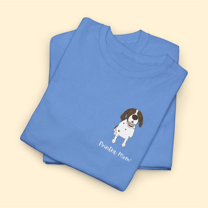 Pointer Mom | Pocket Print | Unisex T-shirt - Detezi Designs-23830518555195162907