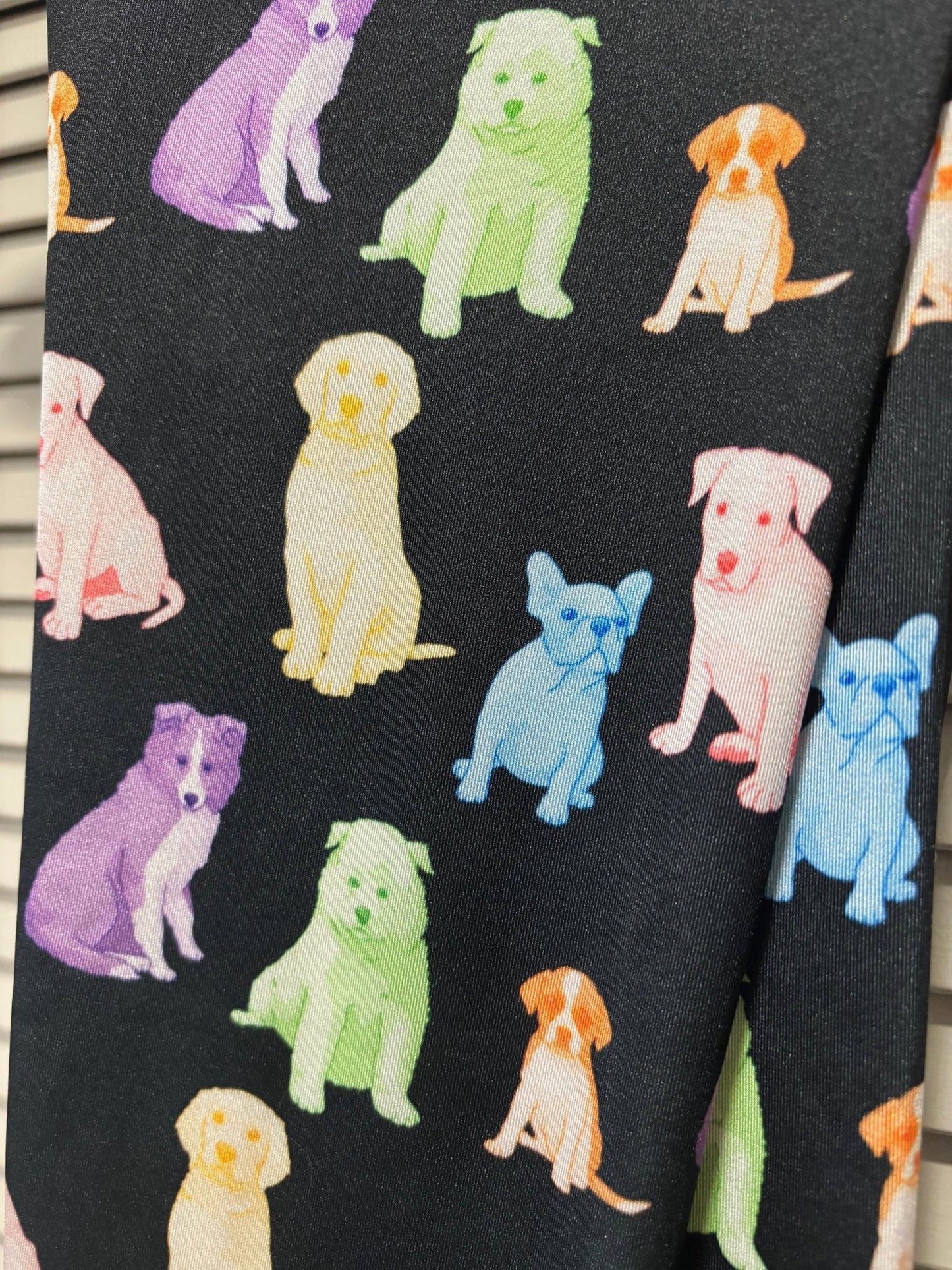 Printed Leggings | Rainbow Puppies | Small - Detezi Designs-