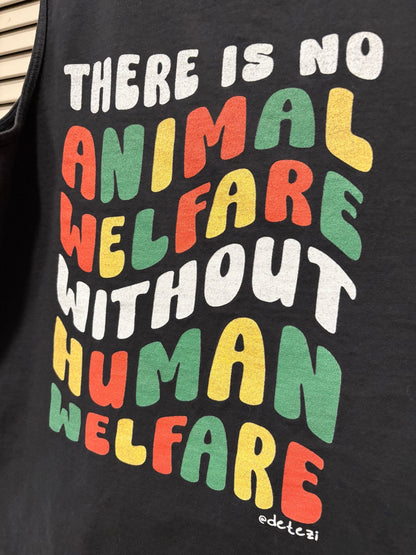 Printed Tank | There is no Animal Welfare | Medium - Detezi Designs-