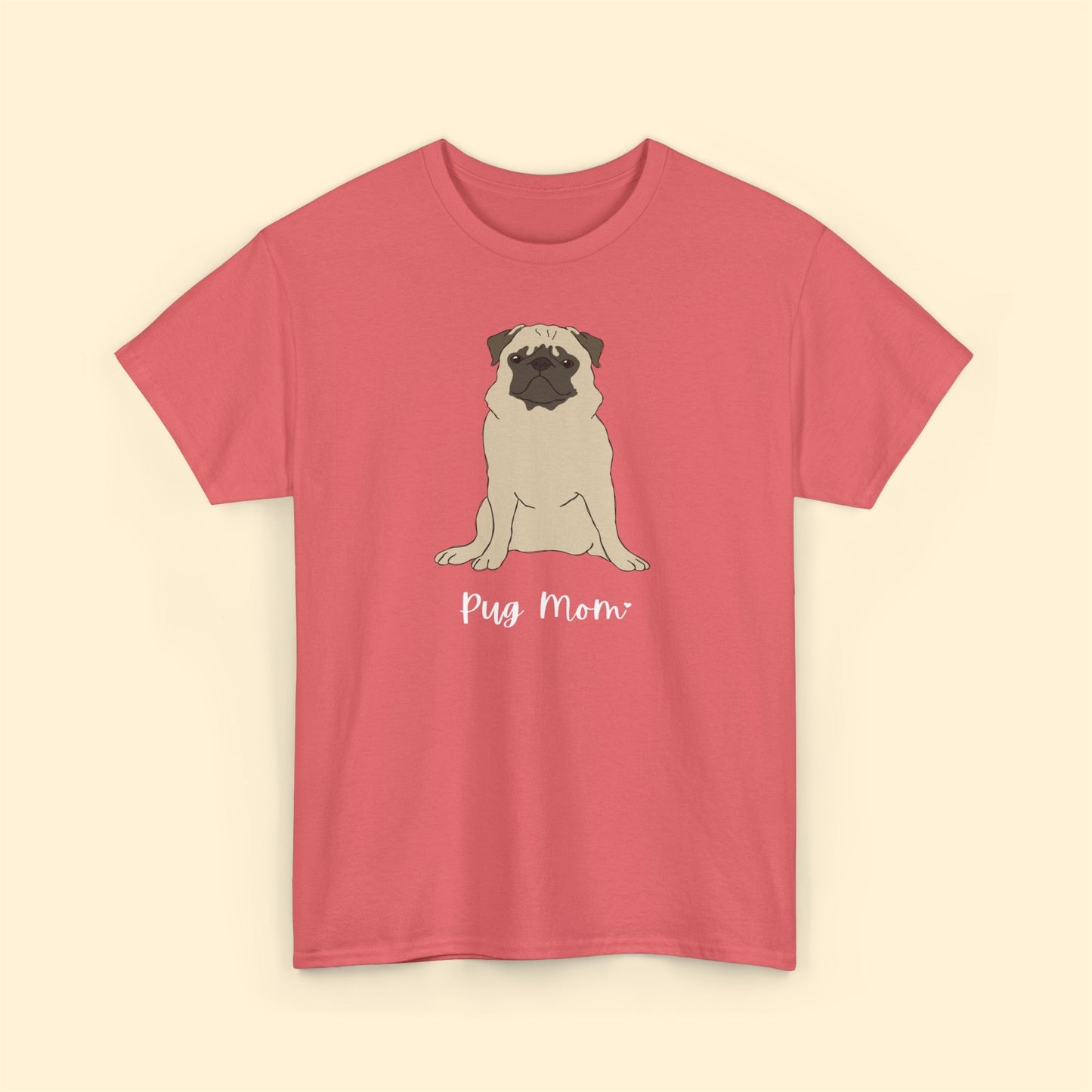 Pug Mom | Unisex T-shirt - Detezi Designs-31154055947448234281