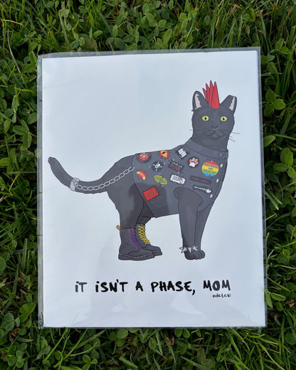 Punk Cat | Giclee Fine Art Print - Detezi Designs - 