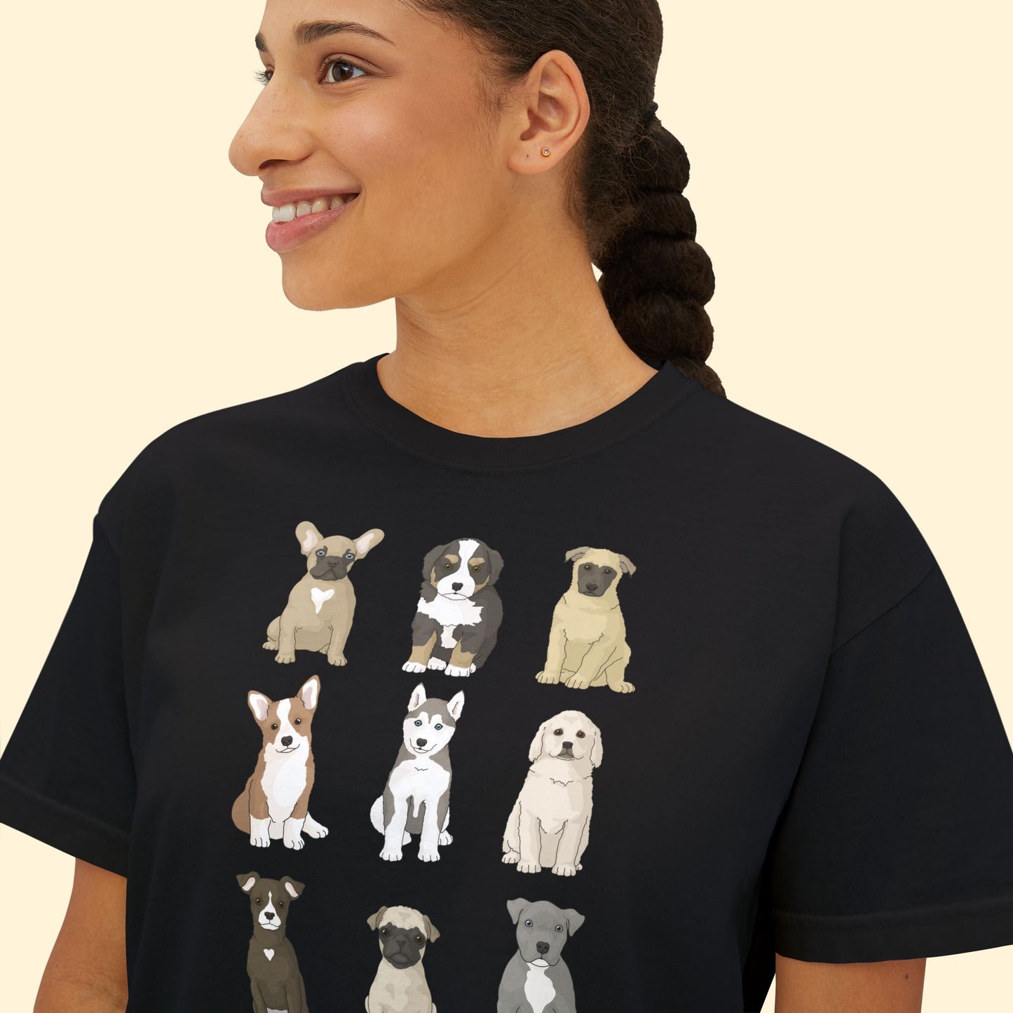 Puppy Party | Comfort Colors Boxy Tee - Detezi Designs - 21655088747141675224