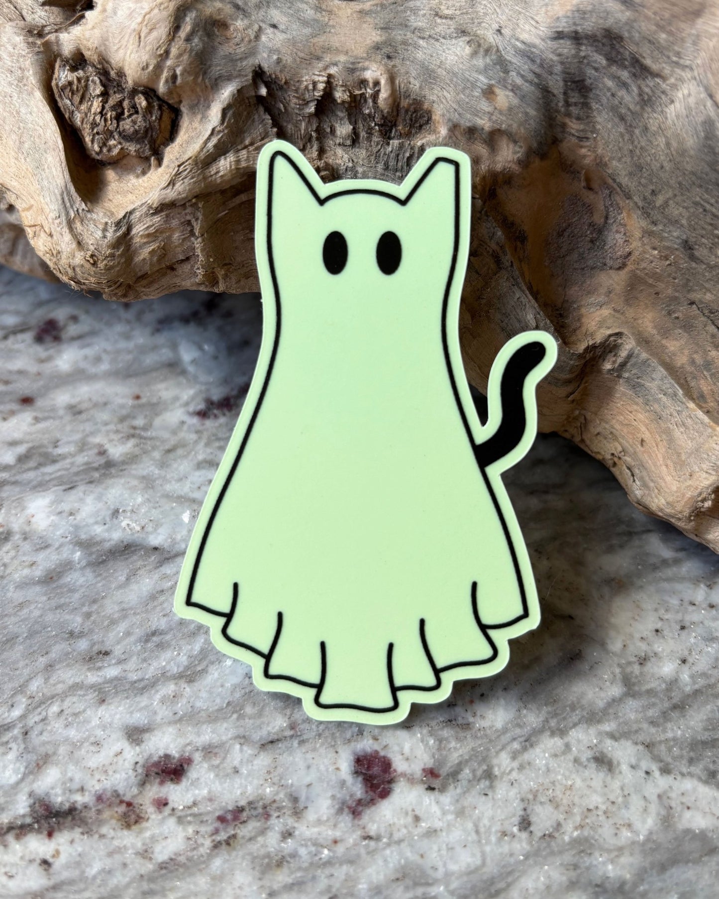 Purranormal | Glow in the Dark | 3" Vinyl Sticker - Detezi Designs - 