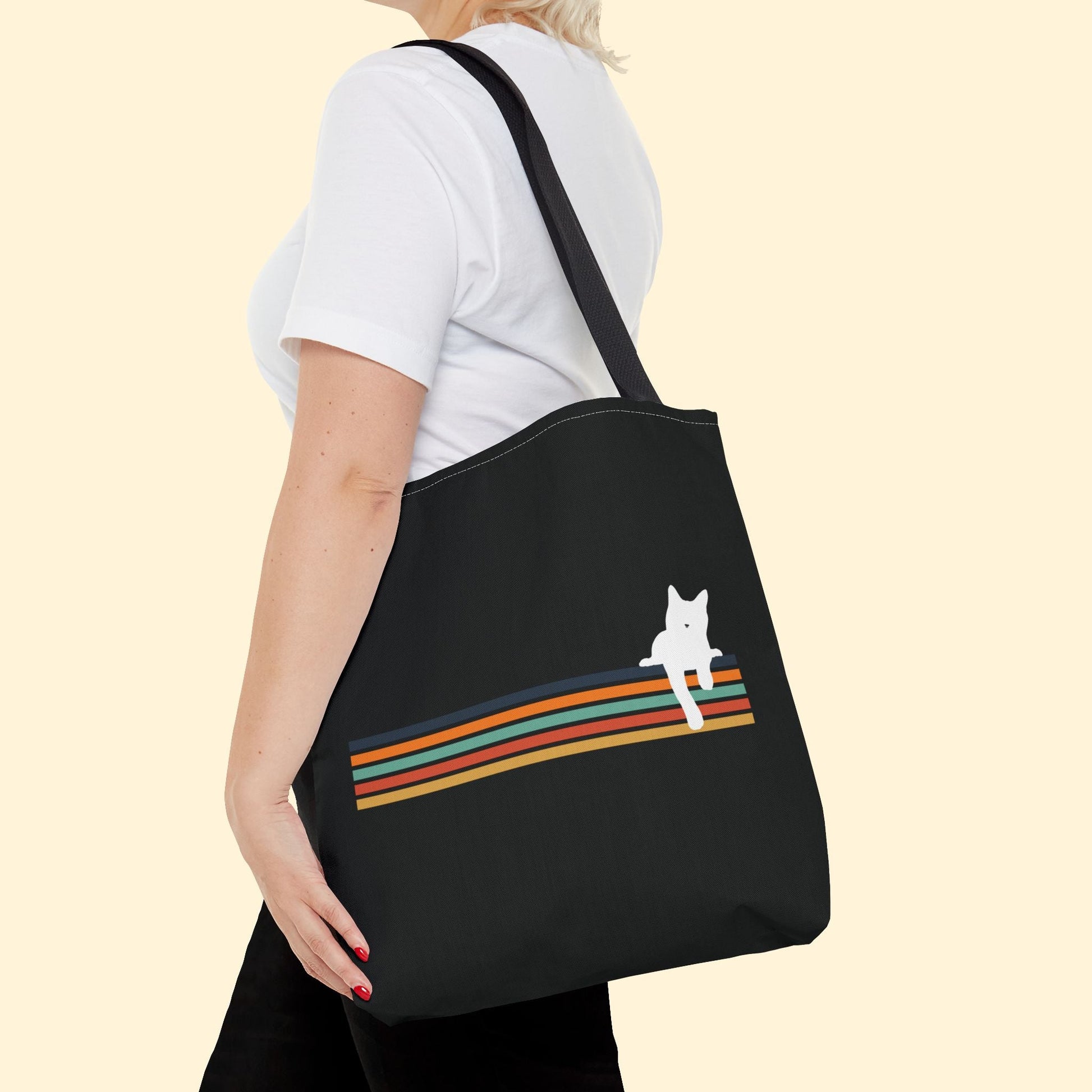 Rainbow Cat | Tote Bag - Detezi Designs - 83104257481464727636