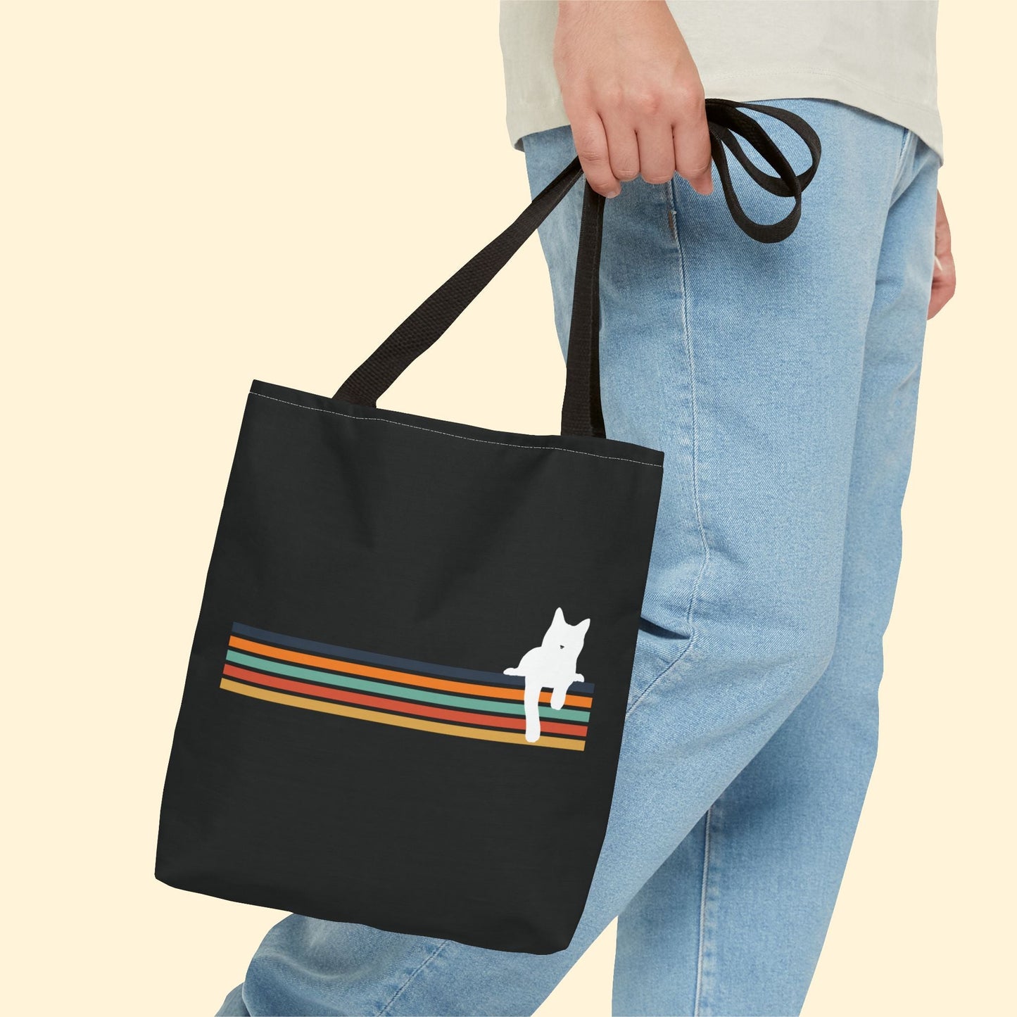 Rainbow Cat | Tote Bag - Detezi Designs - 83104257481464727636