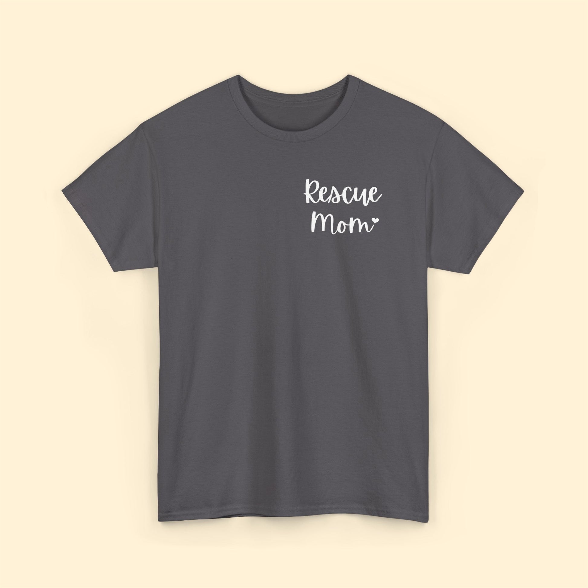 Rescue Mom | Pocket Print | Unisex T-shirt - Detezi Designs-32104538639766391182