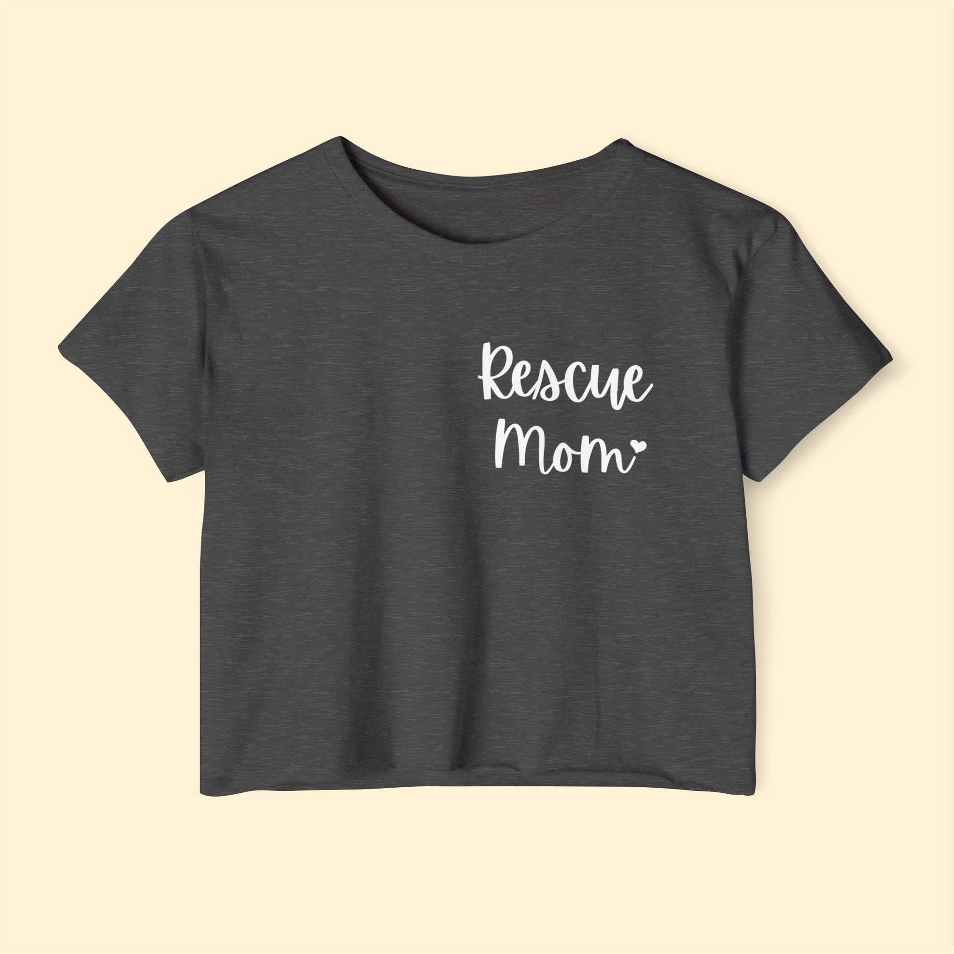 Rescue Mom | Pocket Print | Women's Festival Crop Top - Detezi Designs-27461225818783106858