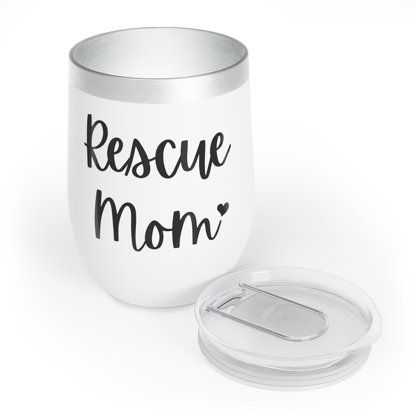 Rescue Mom | Wine Tumbler - Detezi Designs-16007010381799072881