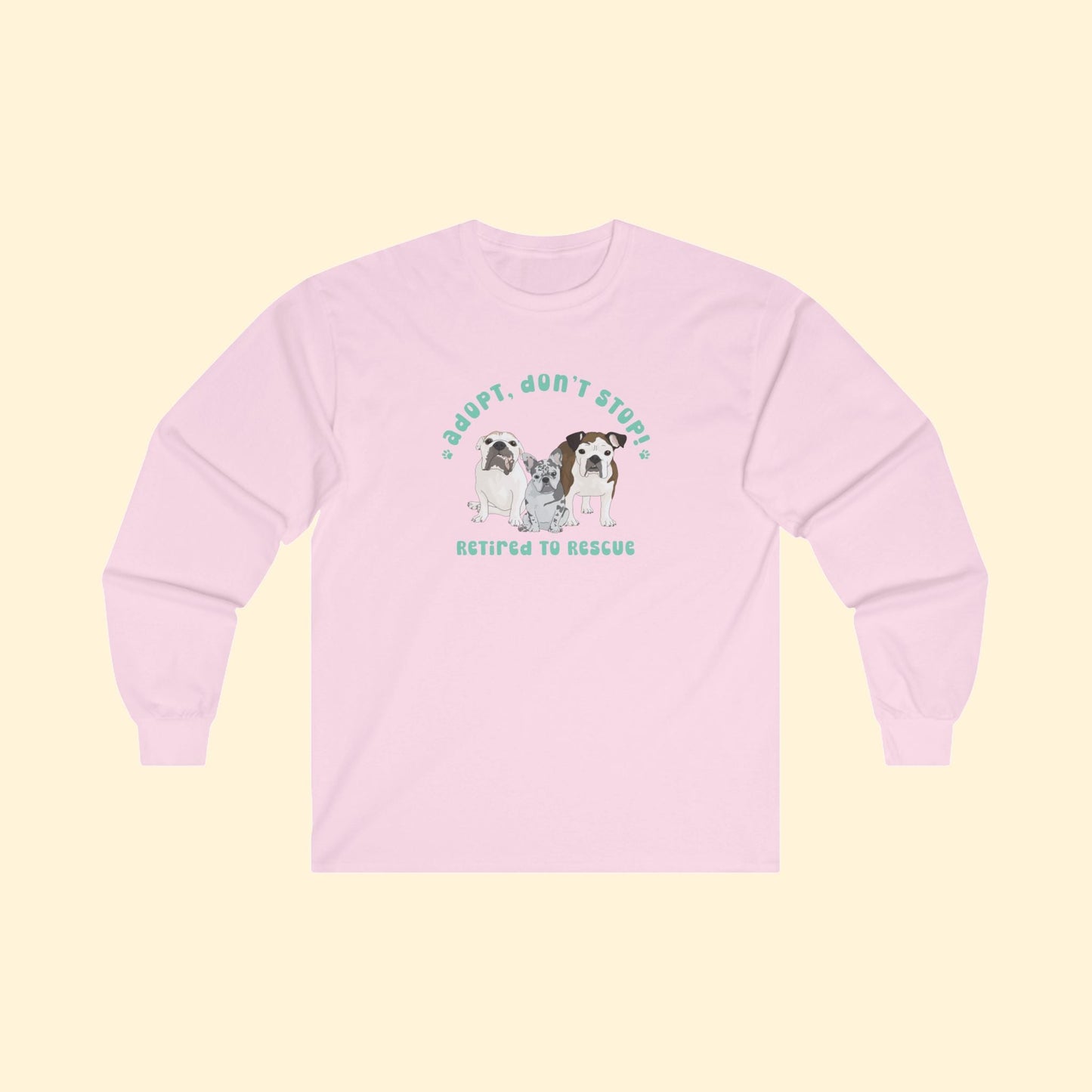 Retired to Rescue | FUNDRAISER | Long Sleeve Tee - Detezi Designs - 15683554879432287057