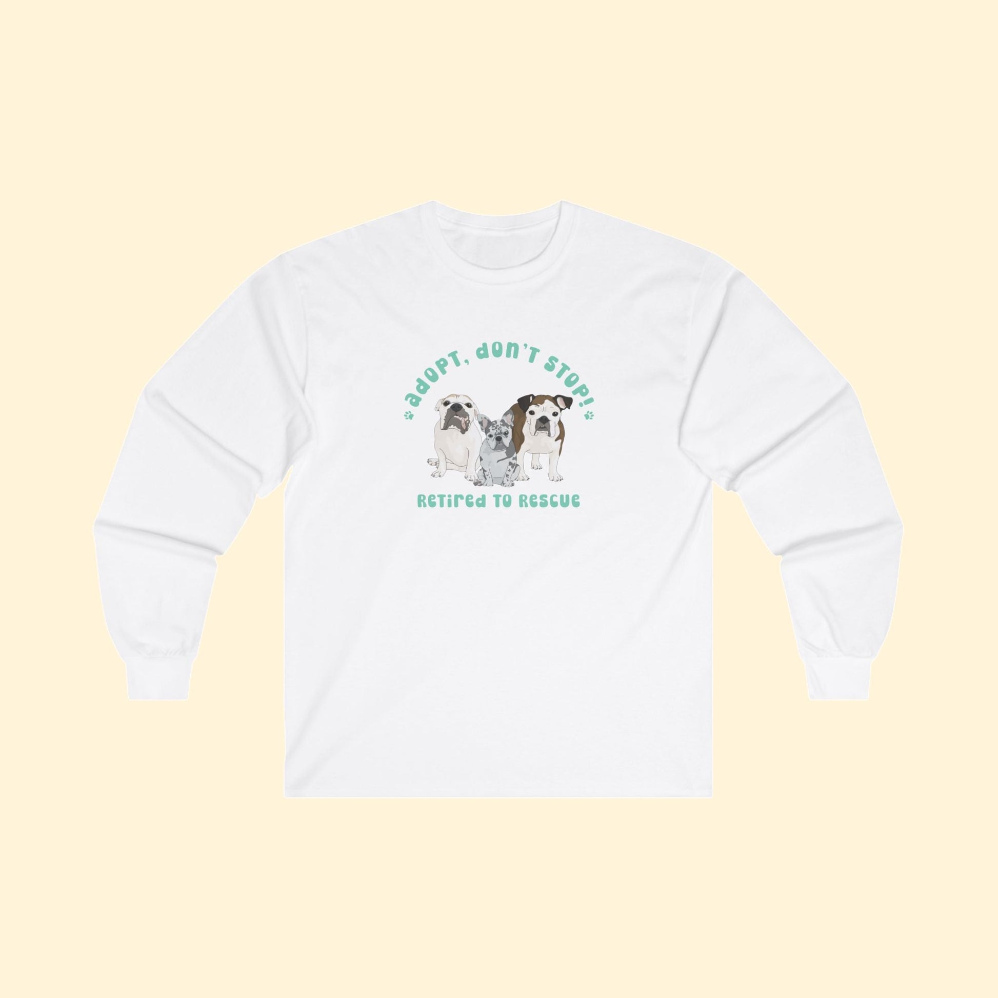 Retired to Rescue | FUNDRAISER | Long Sleeve Tee - Detezi Designs - 30953574750607271891