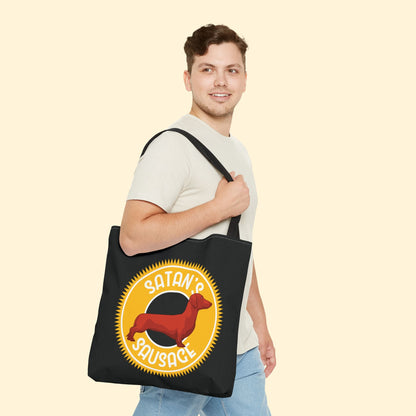 Satan's Sausage | Tote Bag - Detezi Designs - 13969527550625617056