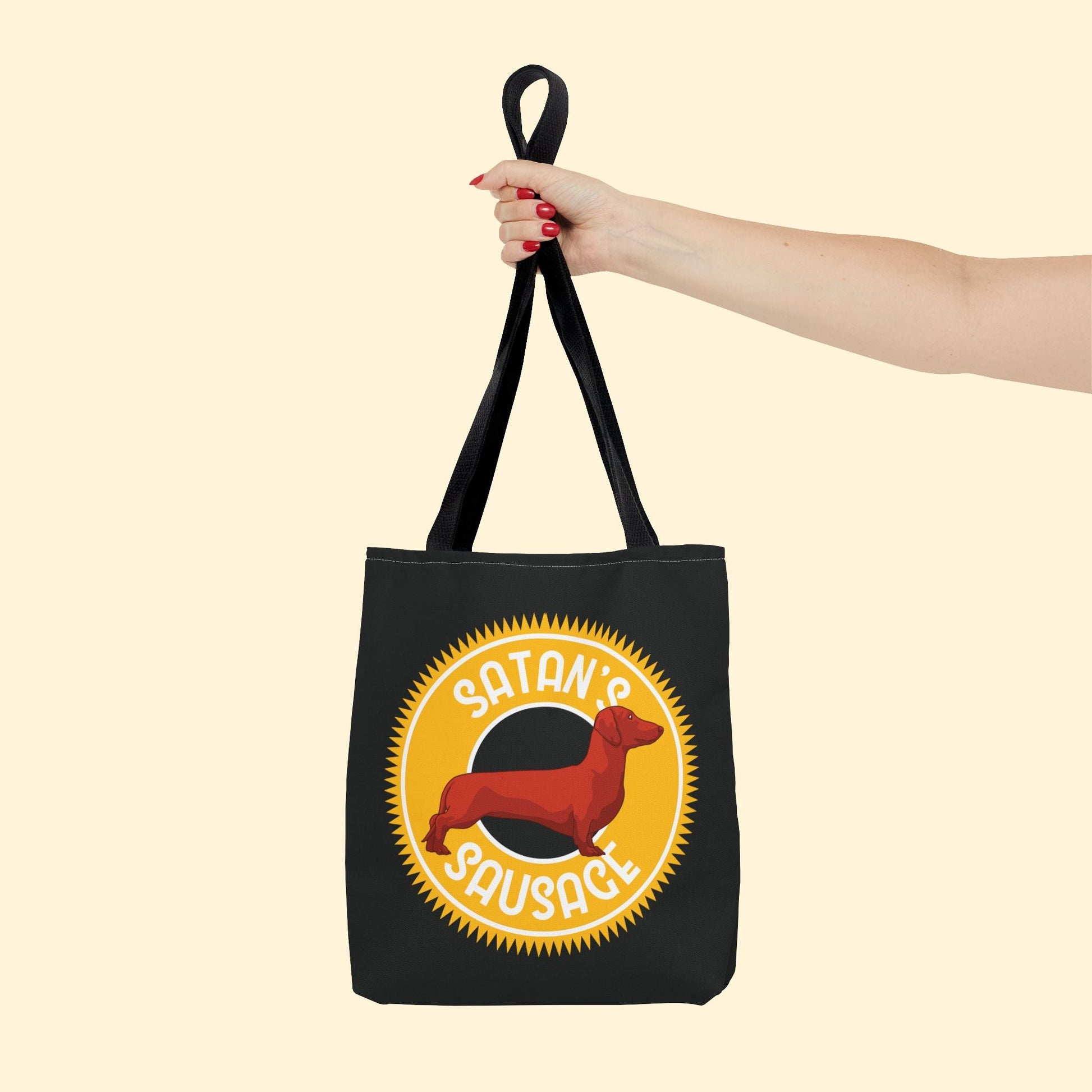 Satan's Sausage | Tote Bag - Detezi Designs - 13969527550625617056