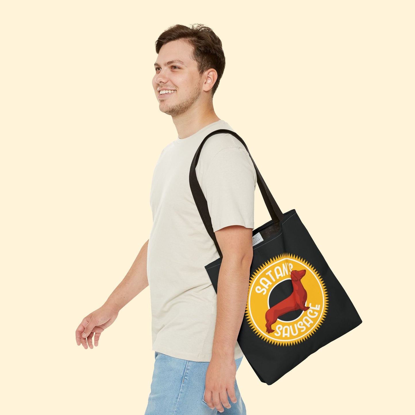 Satan's Sausage | Tote Bag - Detezi Designs - 27568474248789451962