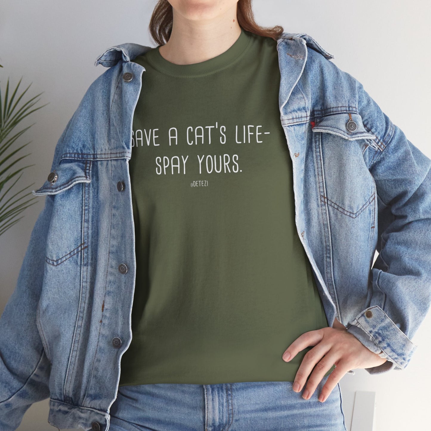 Save a Cat's Life | Unisex T-shirt - Detezi Designs - 23753168779142236111