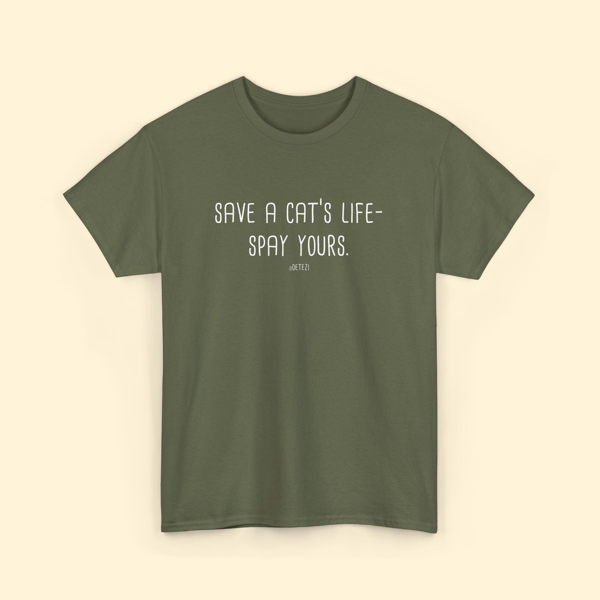 Save a Cat's Life | Unisex T-shirt - Detezi Designs - 27586409482668362031