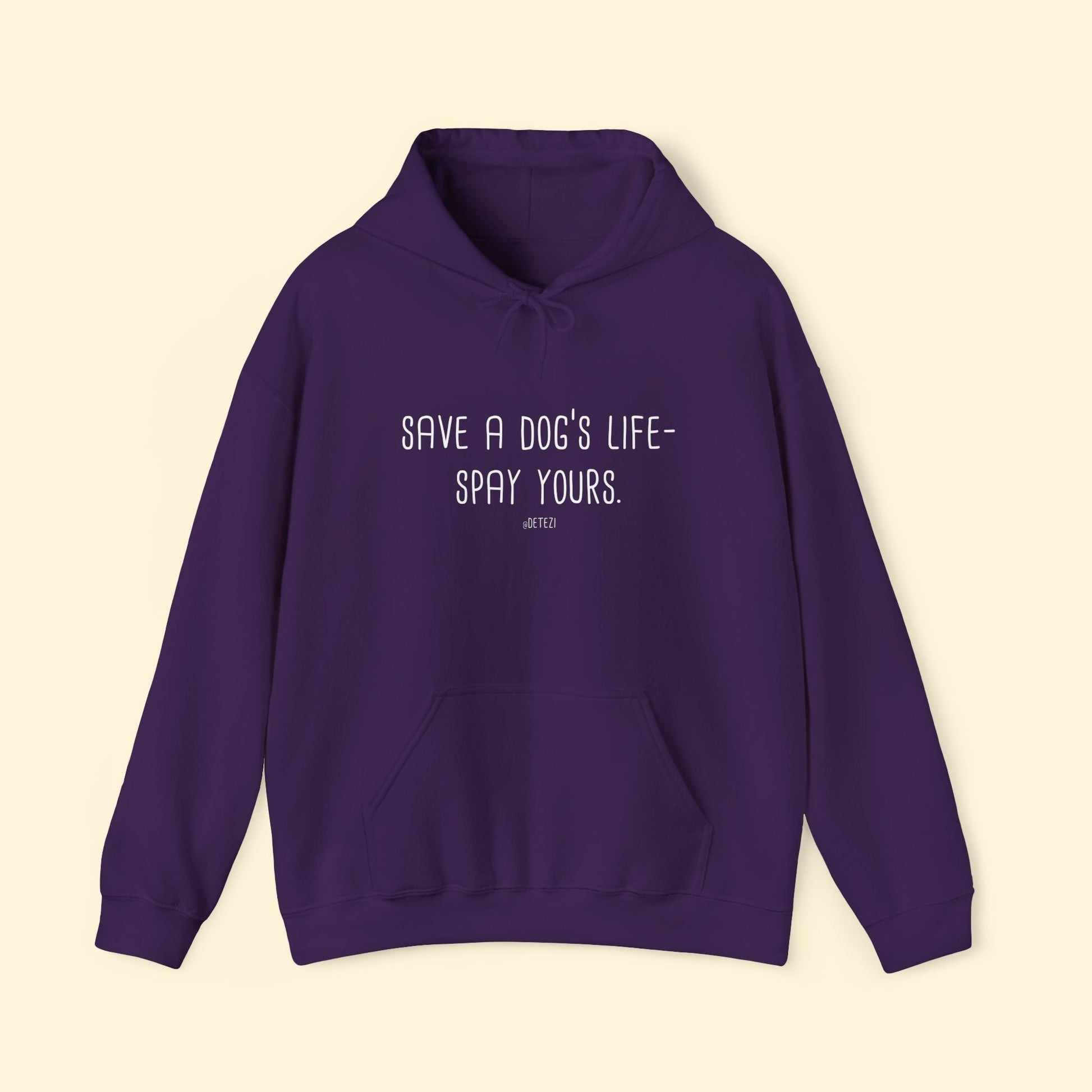 Save a Dog's Life | Hooded Sweatshirt - Detezi Designs - 53228180929982428624