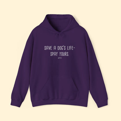 Save a Dog's Life | Hooded Sweatshirt - Detezi Designs - 53228180929982428624
