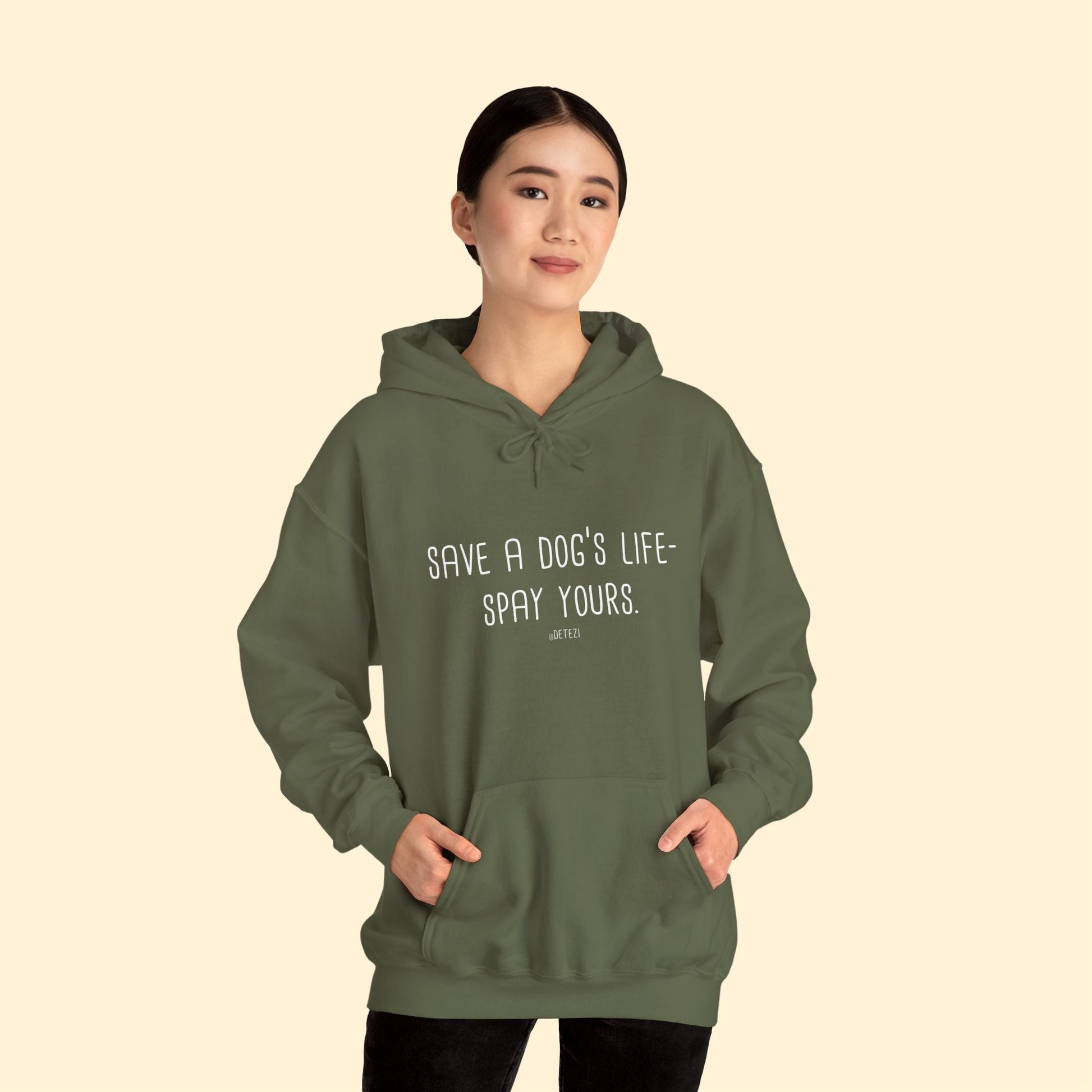 Save a Dog's Life | Hooded Sweatshirt - Detezi Designs - 53228180929982428624
