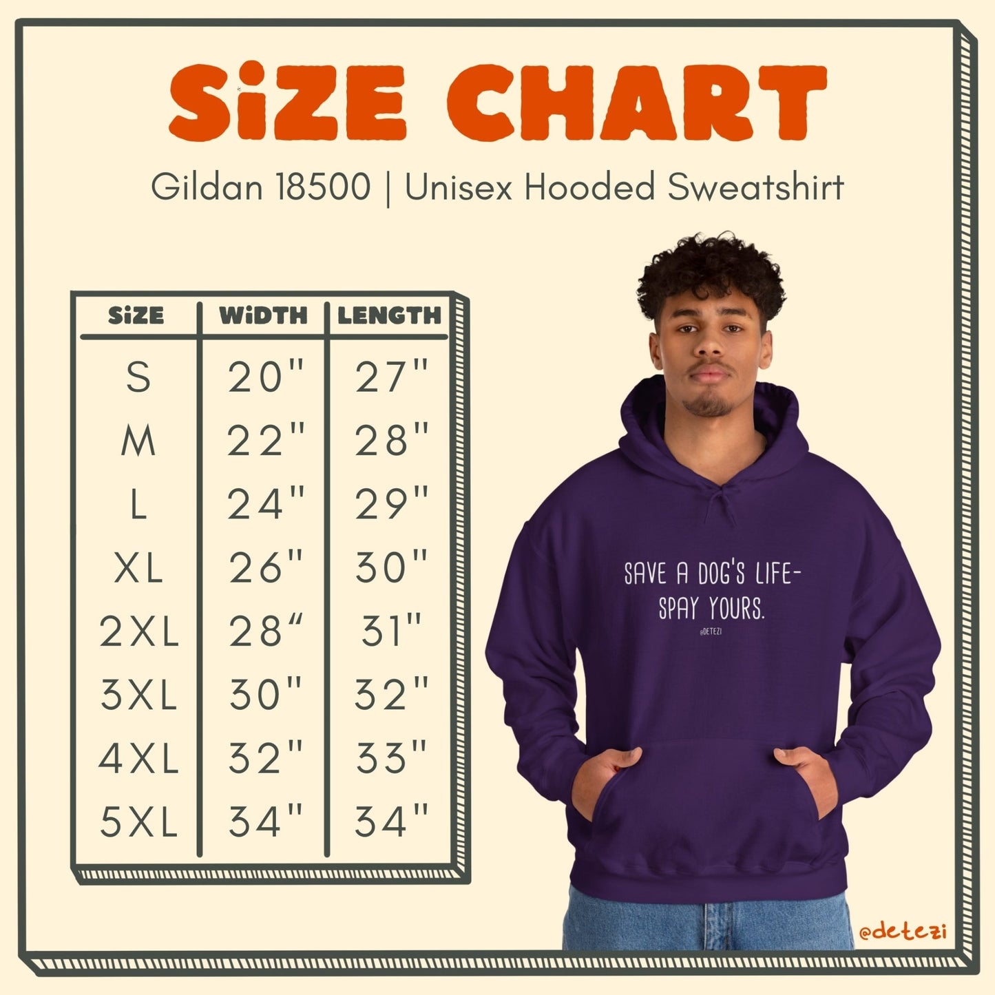 Save a Dog's Life | Hooded Sweatshirt - Detezi Designs - 53228180929982428624