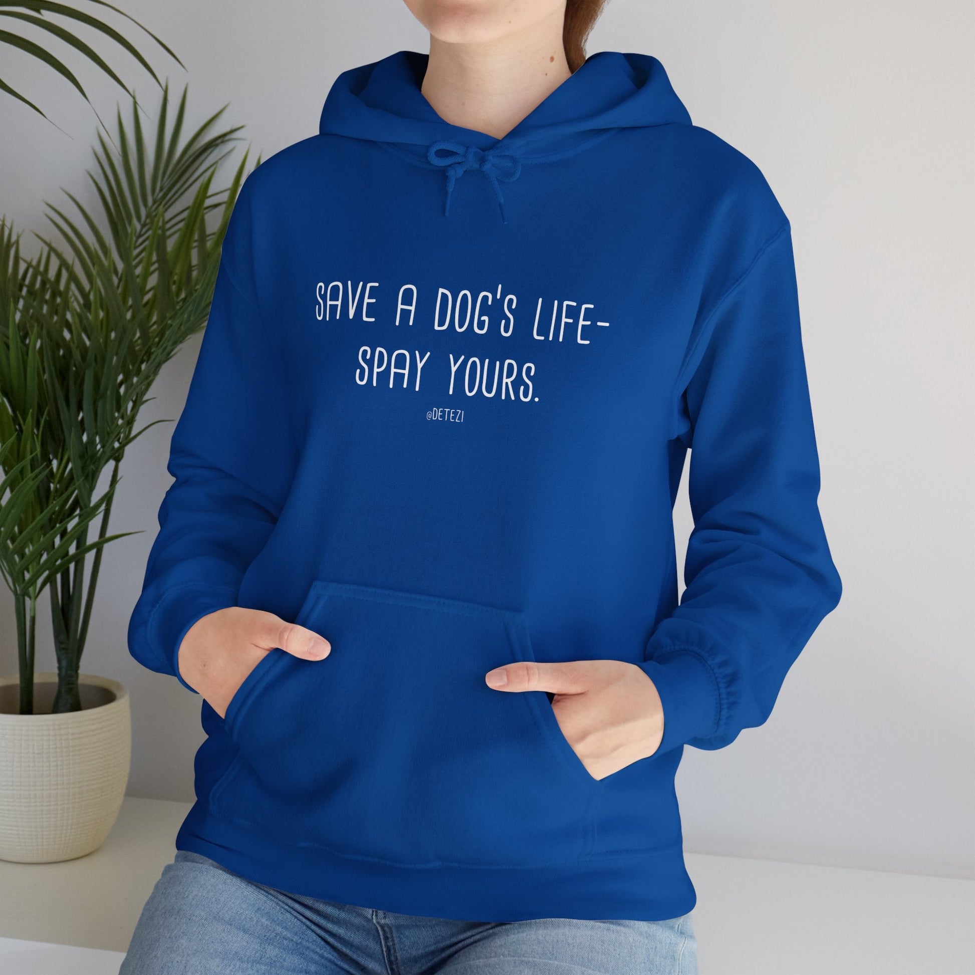 Save a Dog's Life | Hooded Sweatshirt - Detezi Designs - 53228180929982428624