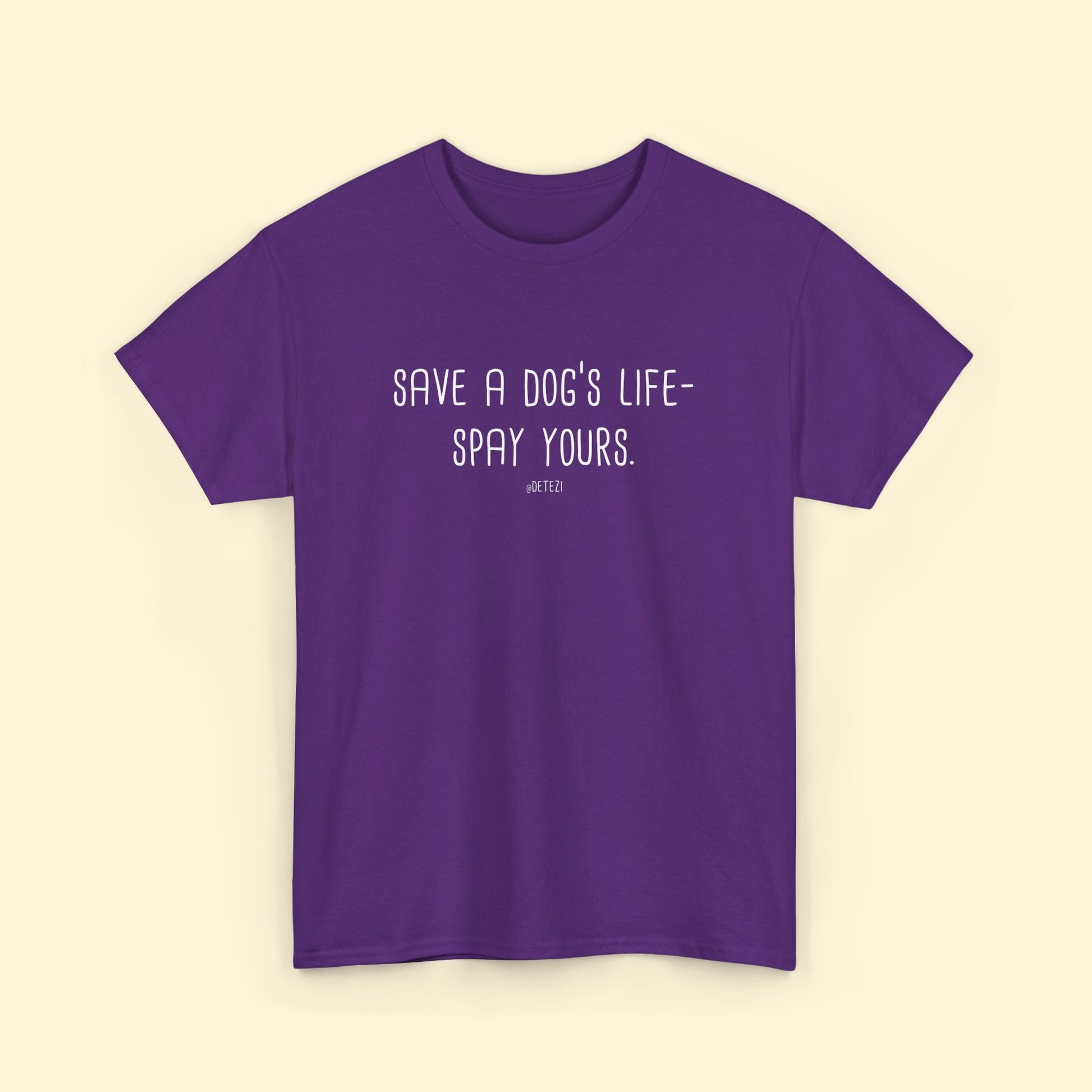 Save a Dog's Life | Unisex T-shirt - Detezi Designs - 19597581497434469347